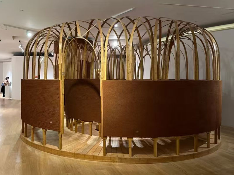 Art Exhibition Ode to Rammed Earth at the Shanghai Pearl Art Museum