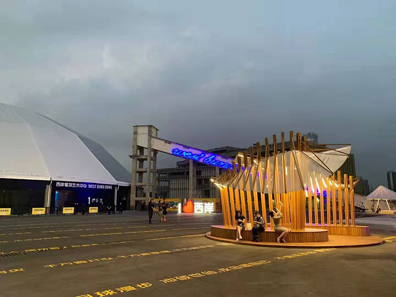 Langhua Pavilion in West Bund Dome Art Center, Shanghai