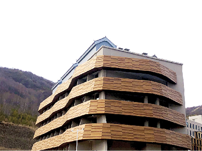 The Curtain Wall of Genting Hotel in the Core Area of the Winter Olympics